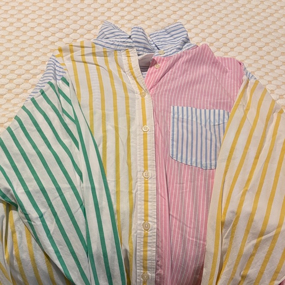 GAP Tops - GAP Multicolor Striped Shirt with Pocket